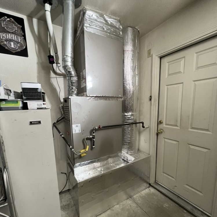 HVAC repair project