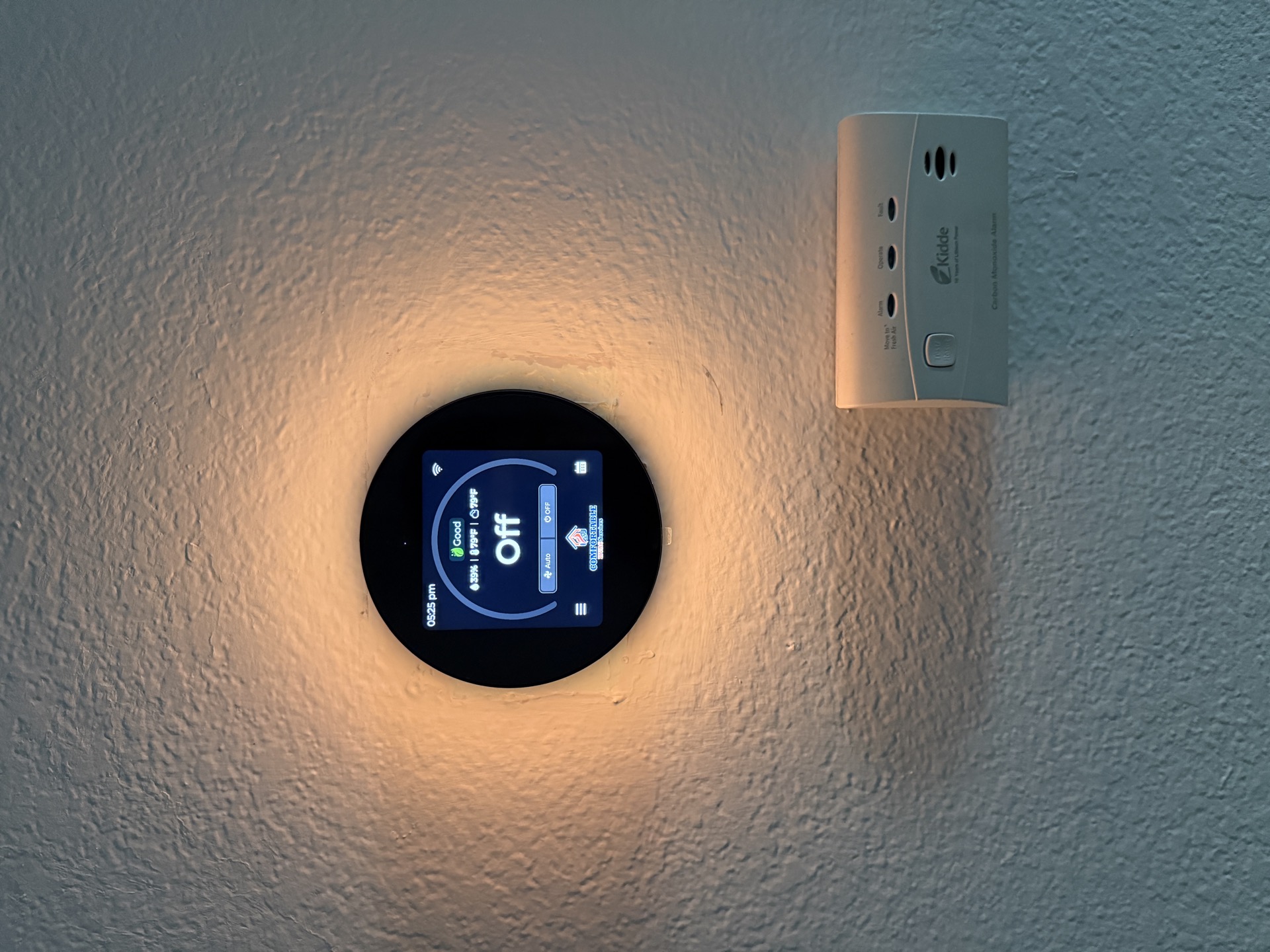 Thermostat showing AC not cooling properly in a Folsom home